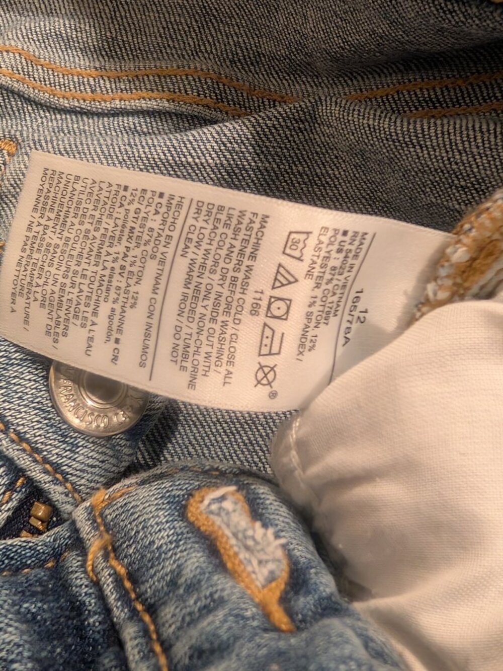 Old Navy High-Waisted O.G. Straight Jeans - Size 12 - Picture 4 of 10